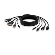 Taa 2 Dvi to Hdmi/USB/Aud Cbl, Vd Mm; USB a/B, 10Ft