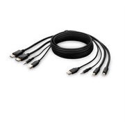 Taa 2 Mdp to Dp/USB/Aud Cbl, Vid M/M; USB a/B, 10Ft