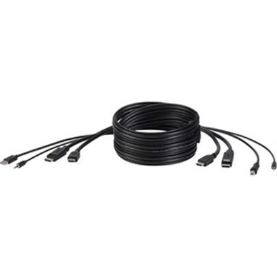 Belkin Components F1DN2CC-HHPP6T 6 Ft. TAA Dual HDMI to HDMI DisplayPort to DisplayPort USB Audio Cable
