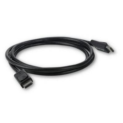 Belkin DisplayPort Cable W/ Latches 6 Foot/2M DP 1.2 M/M 4K - Male - DisplayPort Male - 6ft - Black