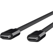 Belkin Thunderbolt 3 Cable (USB-C to USB-C) (100W) (1.6ft/0.5m) - First End: 1x USB Type C Male Thunderbolt 3 - F2CD084BT05MBK