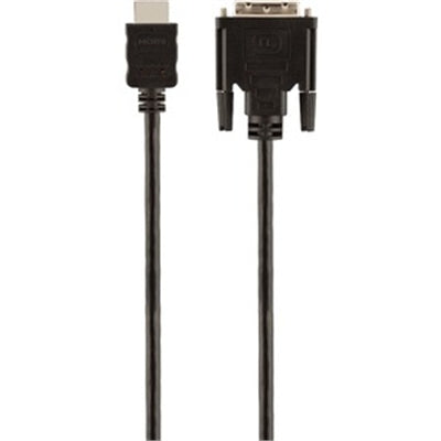 Belkin - F2E8242B06 6 Ft. Black 1 X HDMI Male to 1 X DVI Male HDMI to DVI Cable Male to Male