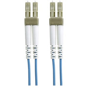 Fiber Patch Cable 10Gb 50 125 Lc Lc, 1M, Aqua