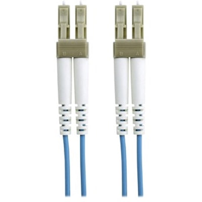 Fiber Patch Cable 10Gb 50 125 Lc Lc, 1M, Aqua