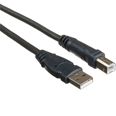 Belkin USB-a 2.0 Male to USB-B Male Cable, 4.9m/16 Ft - Black