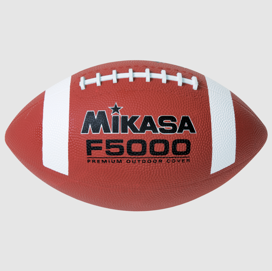 Football, Varsity Series - Premium Waterproof Rubber Cover, Molded Laces, Official Size