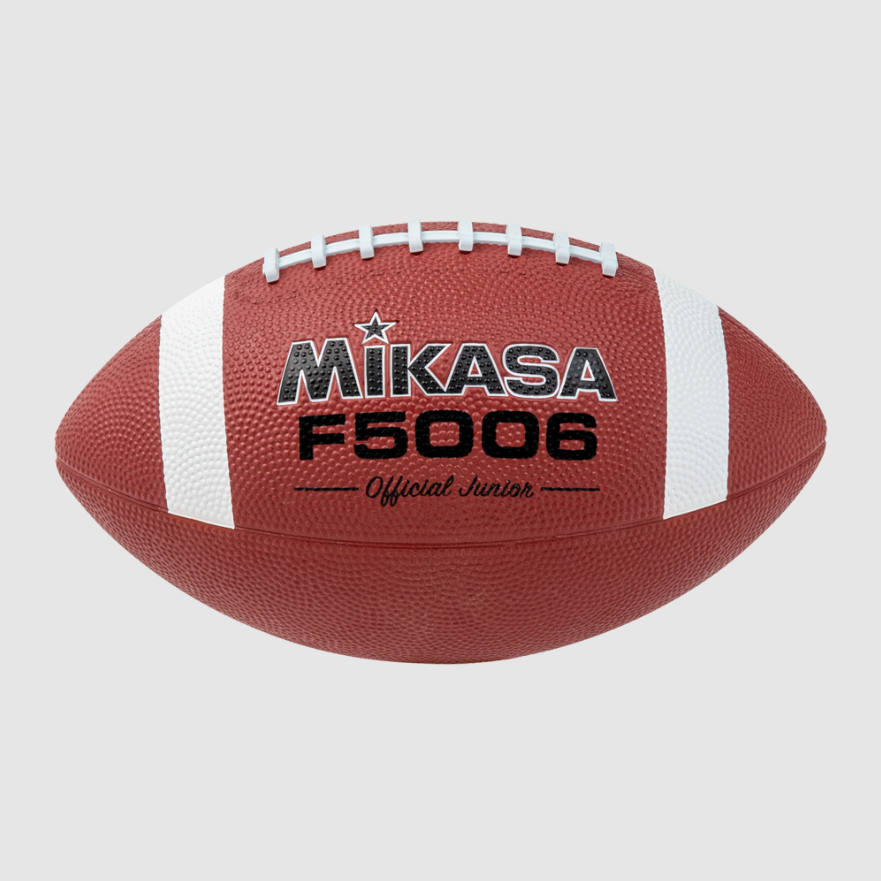 Football, Varsity Series - Premium Waterproof Rubber Cover, Molded Laces, Junior Size