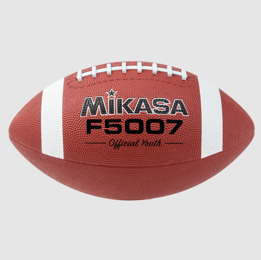 Football, Varsity Series - Premium Waterproof Rubber Cover, Molded Laces, Youth Size