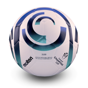 Concacaf Champions Cup Replica, Hybrid Hand Stitched With Sealed Seam, White/Purple/Teal, Size 5