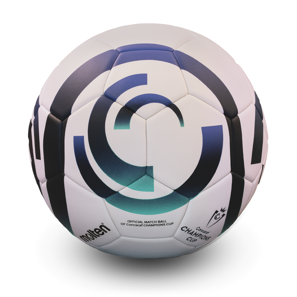 Elite Competition Soccer Official Match Ball of Concacaf Champions Cup, Patented ACENTEC™ Technology, 4-Ply, Textured Cover, High Density Latex Bladder, FIFA Approved, White/Multicolor, Size 5
