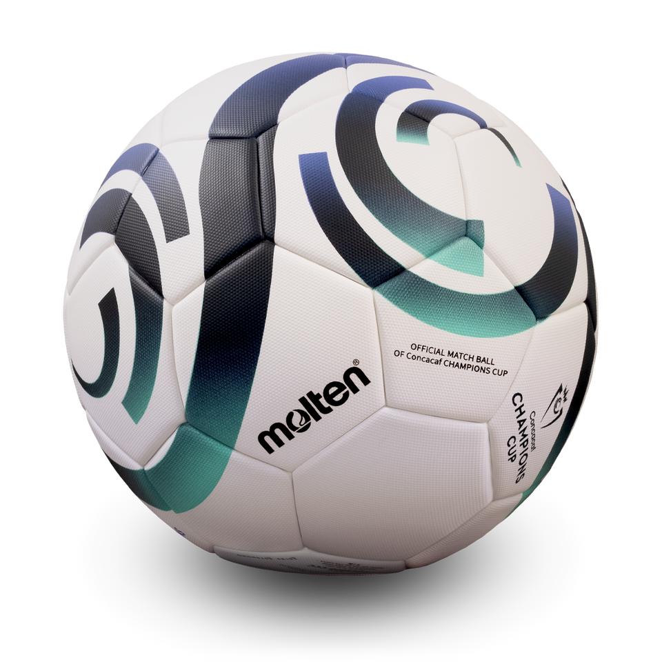 Elite Competition Soccer Official Match Ball of Concacaf Champions Cup, Patented ACENTEC™ Technology, 4-Ply, Textured Cover, High Density Latex Bladder, FIFA Approved, White/Multicolor, Size 5