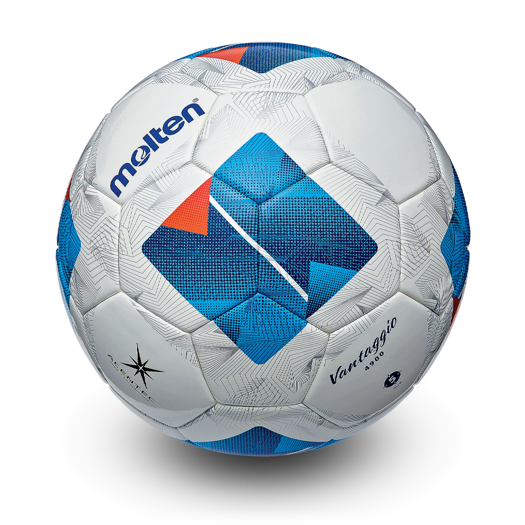 Elite Competition Soccer Patented ACENTEC™ Technology, 4-Ply, High Density Latex Bladder, FIFA Approved, White/Blue, Size 5