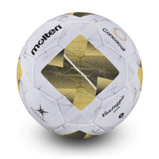 Elite Competition Soccer Official Match Ball of Concacaf, Patented ACENTEC™ Technology, 4-Ply, Textured Cover, High Density Latex Bladder,  FIFA Approved,White/Gold, Size 5