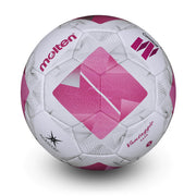 Elite Competition Soccer Official Match Ball of Concacaf W, Patented ACENTEC™ Technology, 4-Ply, Textured Cover, High Density Latex Bladder,  FIFA Approved, White/Pink, Size 5