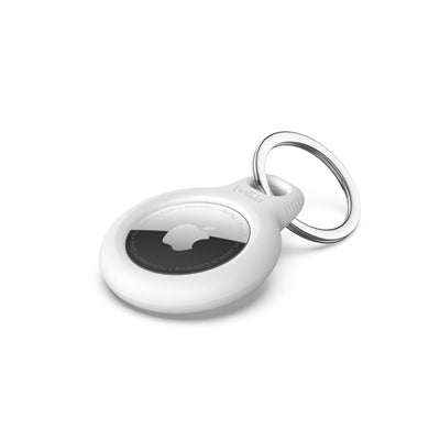 Belkin - Secure Holder with Key Ring for Apple Airtag - White
