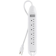 Belkin 6-Outlet Power Strip with 1.2m/4 Ft Cord - White