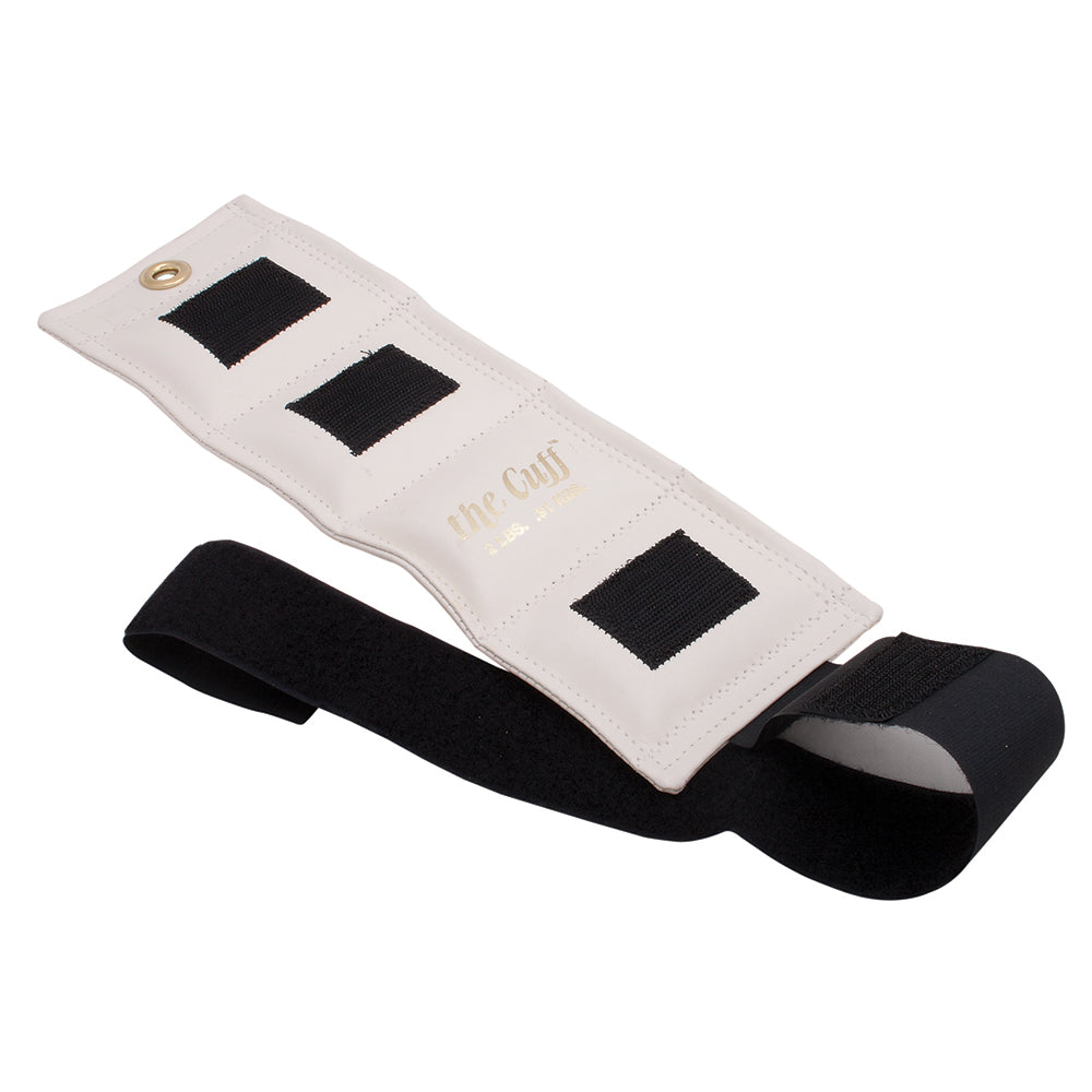 Wrist And Ankle Weight Cuff, White, 2 Lbs
