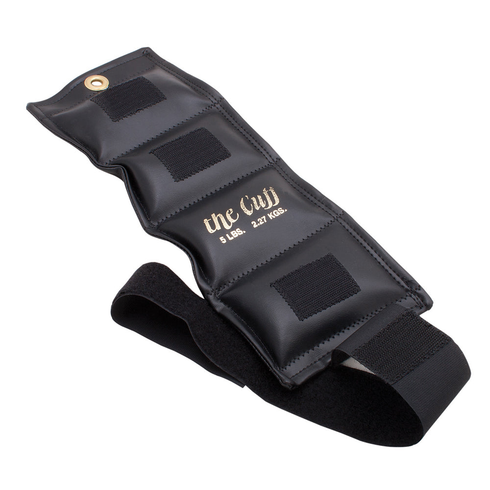 Wrist And Ankle Weight Cuff, Black, 5 Lbs