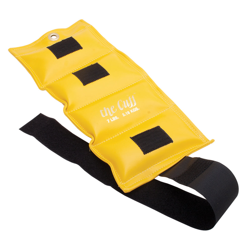 Wrist And Ankle Weight Cuff, Yellow, 7 Lbs