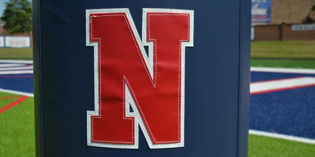 2 Clr Block Letters / per Pair / Up to 8 ltrs. per Pad - Goal Post Pad Lettering - 2 Color Sew On