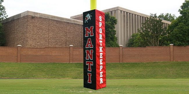 Sq. Pad 13"dia. Foam / 6'Hx13"x13" - Pair - Goal Post Pads -Square - ( 13" Dia)