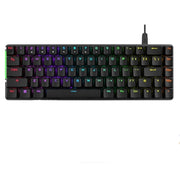ASUS - ROG Falchion Ace 65% RGB Mechanical Keyboard, Lubed NX Red Switches, PBT Keycaps, KVM, Angles, Case - Black