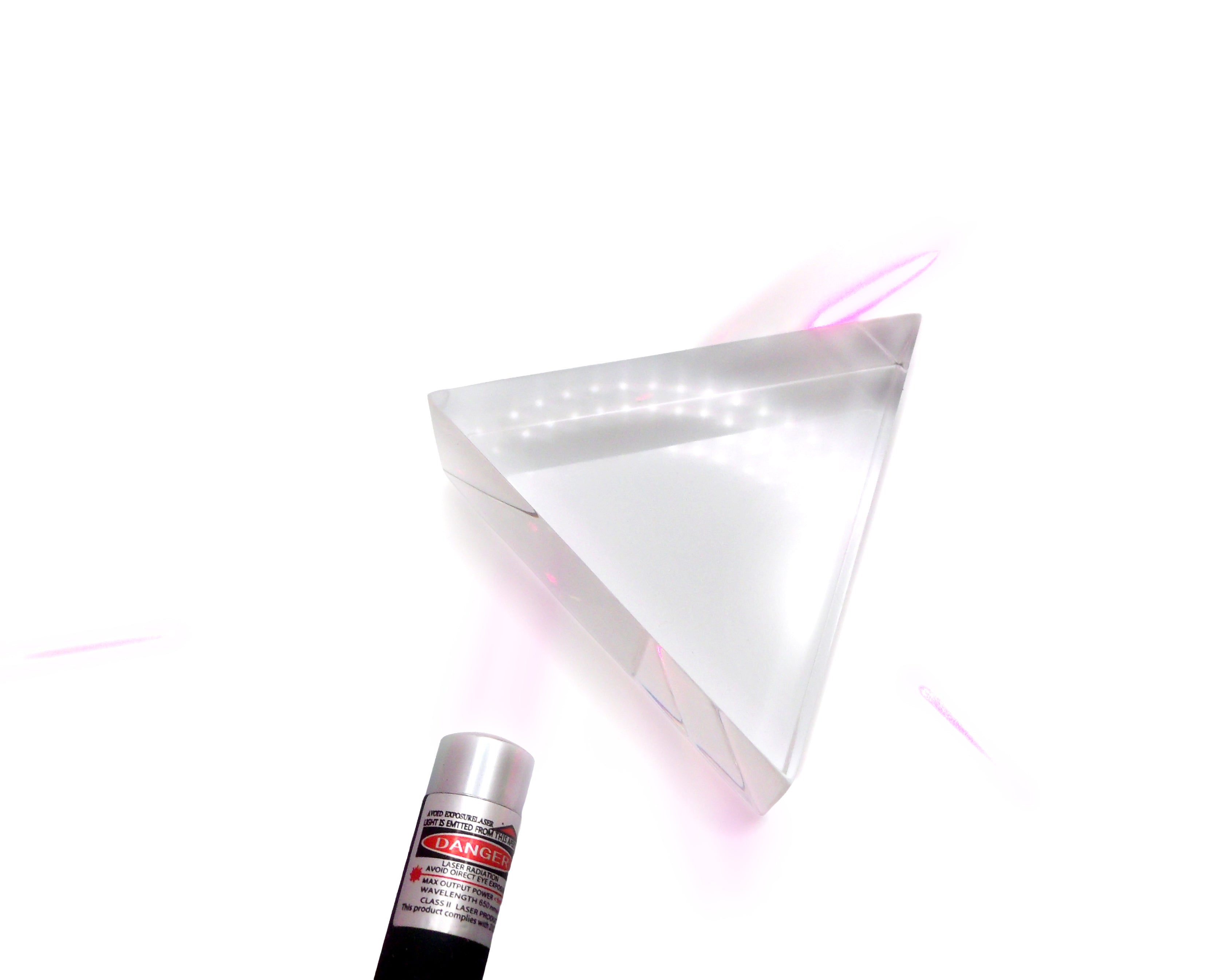 United Scientific® Large Equilateral Refraction Prism, Acrylic