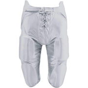 Fb Pants-Dazzle W/Pads-Youth-Silver-Youth 2 Extra Small