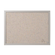 MasterVision Fabric Bulletin Board 18x24" Gray Frame