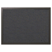 MasterVision Fabric Bulletin Board 18x24" Black Frame