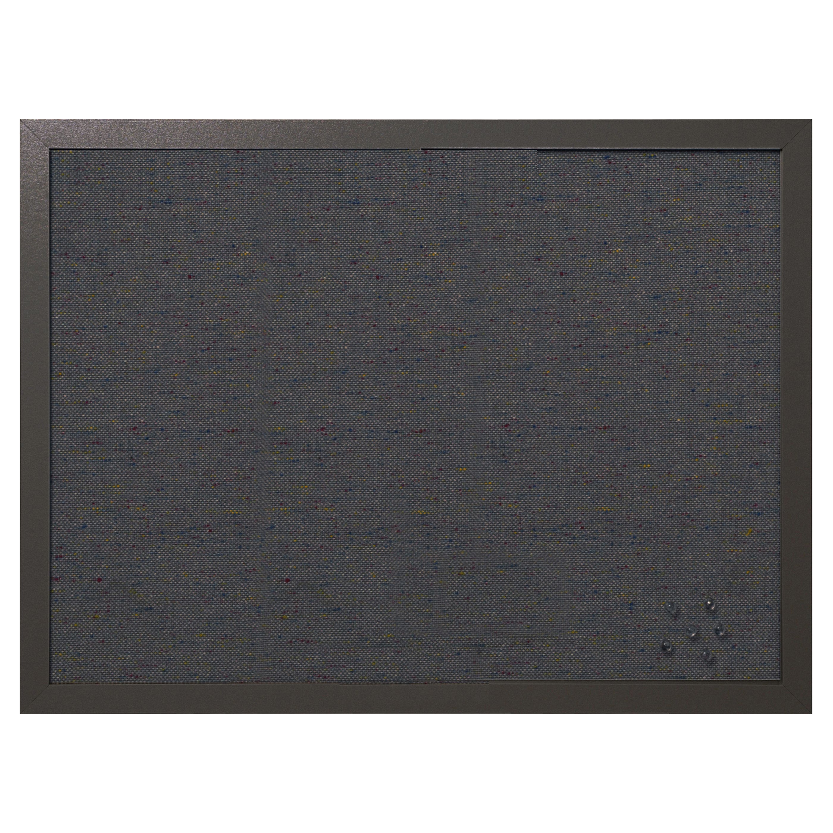 MasterVision Fabric Bulletin Board 18x24" Black Frame