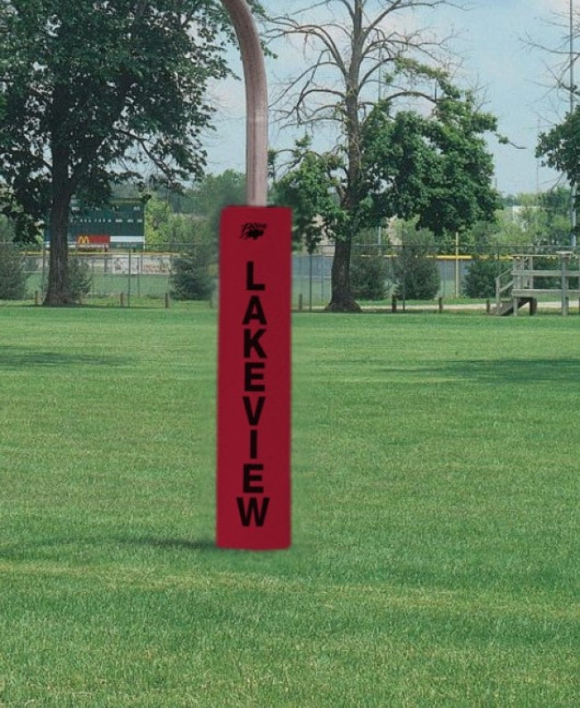 Competition 5" Thick Football Goal Post Pads, Cardinal