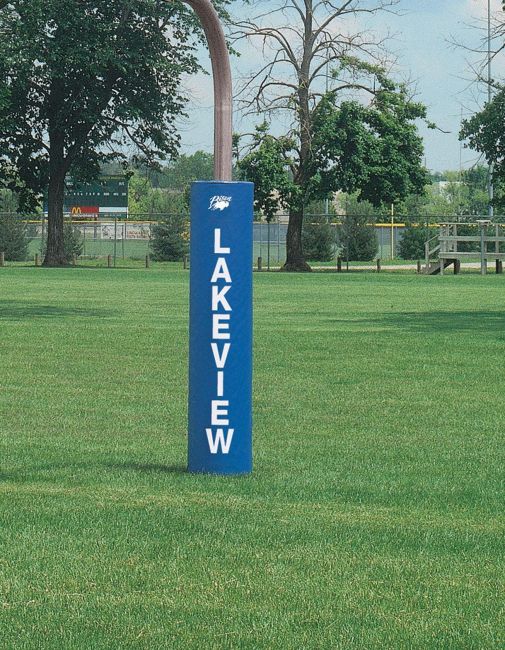 Competition 5" Thick Football Goal Post Pads, Columbia Blue
