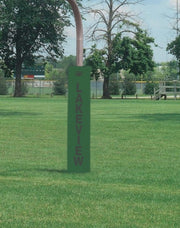 Competition 5" Thick Football Goal Post Pads, Forest Green