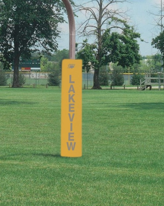 Competition 5" Thick Football Goal Post Pads, Athletic Gold