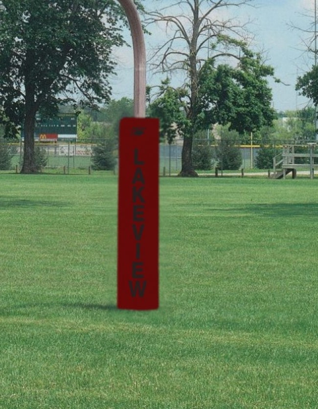 Competition 5" Thick Football Goal Post Pads, Maroon