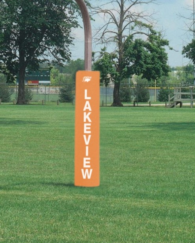 Competition 5" Thick Football Goal Post Pads, Orange