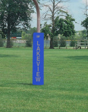 Competition 5" Thick Football Goal Post Pads, Royal Blue