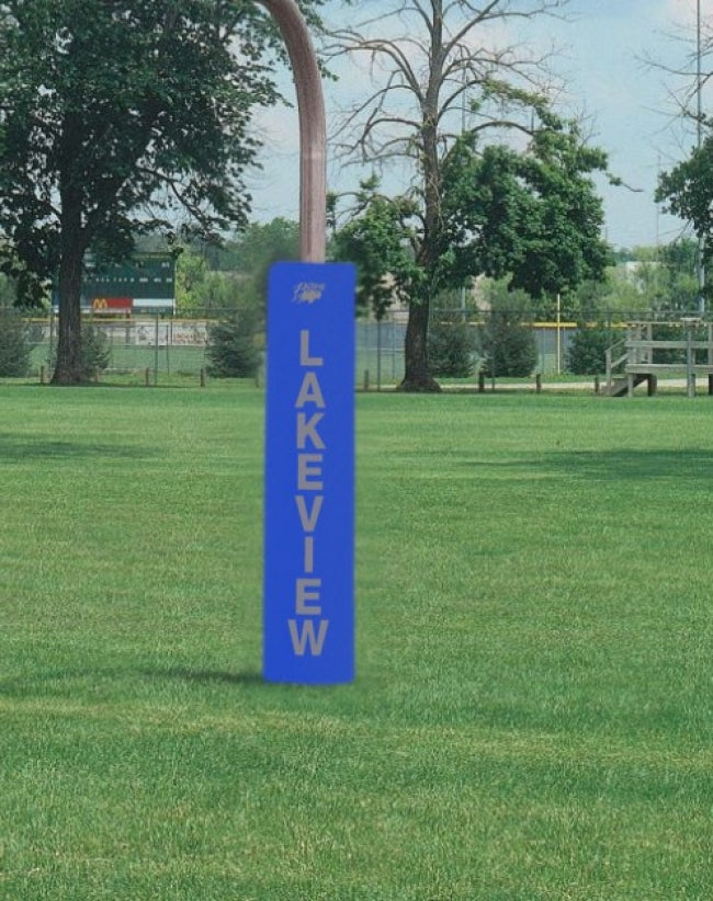 Competition 5" Thick Football Goal Post Pads, Royal Blue