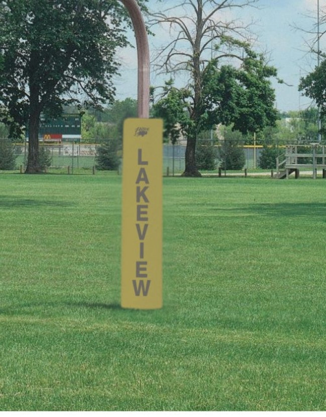 Competition 5" Thick Football Goal Post Pads, Vegas Gold