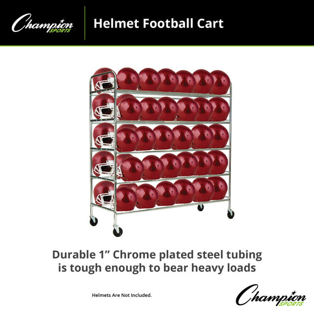 60 Helmet Football Cart