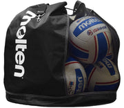 Bags Sports Equipment Nylon/Mesh Ball Bag, Black, Holds Up to 12 Soccer or Volleyballs
