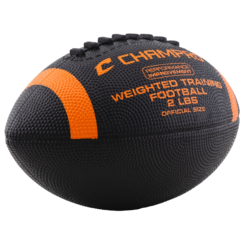 Weighted Football - Black, Intermediate