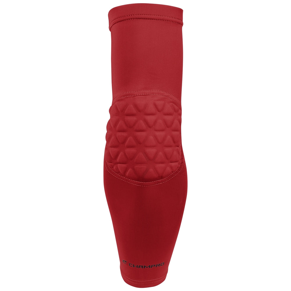 Arm Sleeve with Elbow Padding - Scarlet, Jr Varsity