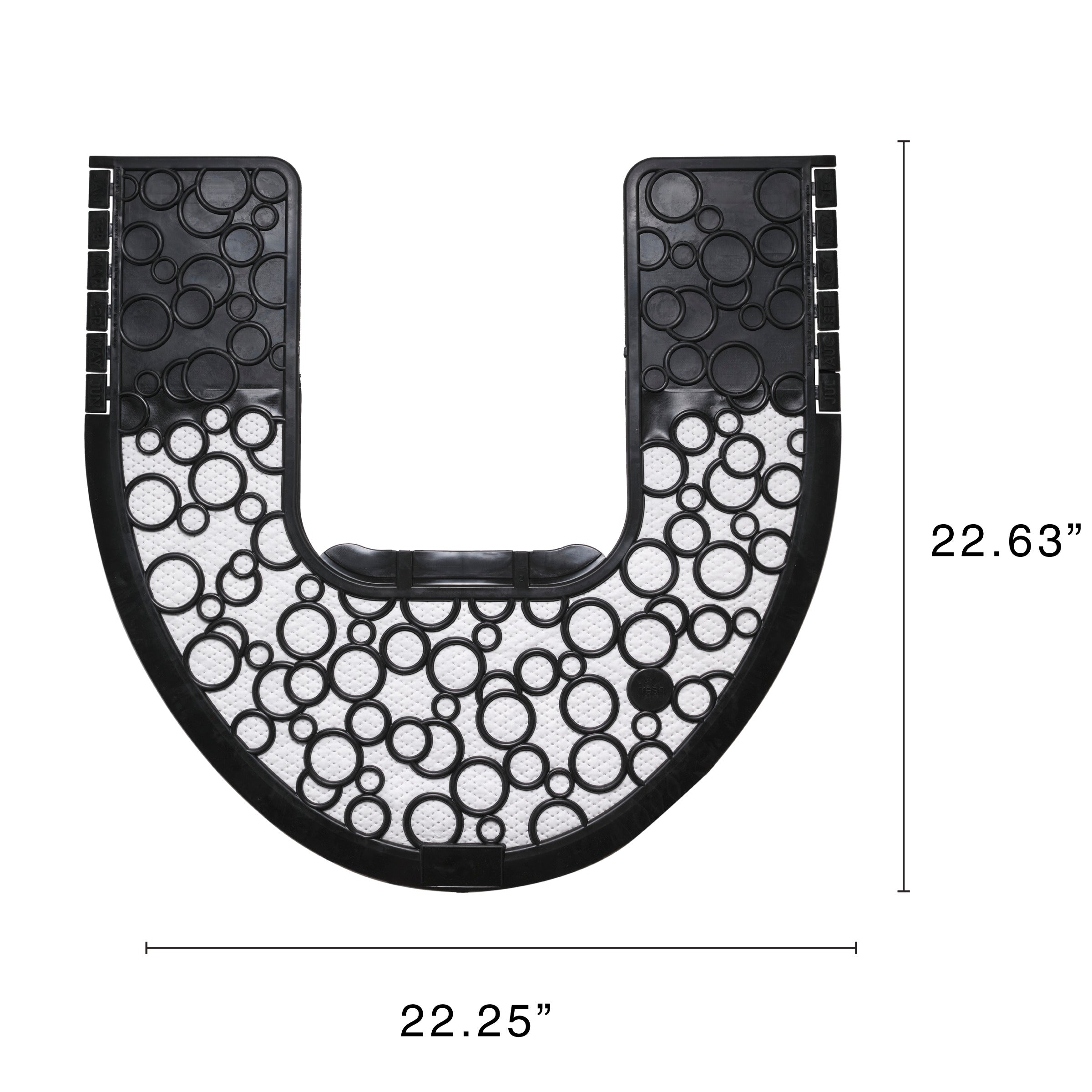 P-Shield Commode Mat  (6 Pack)