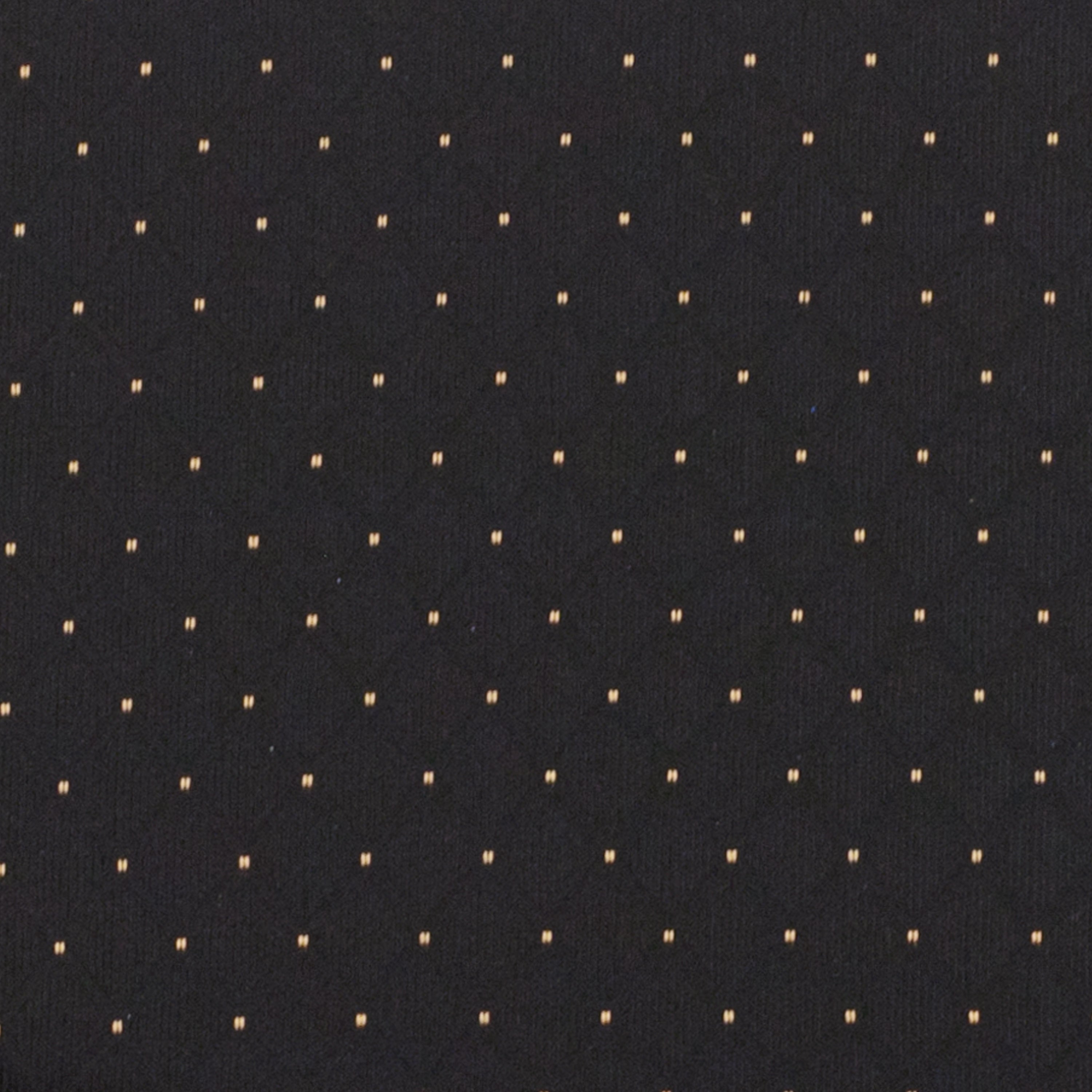 HERCULES Series 21''W Stacking Church Chair in Black Dot Patterned Fabric - Gold Vein Frame