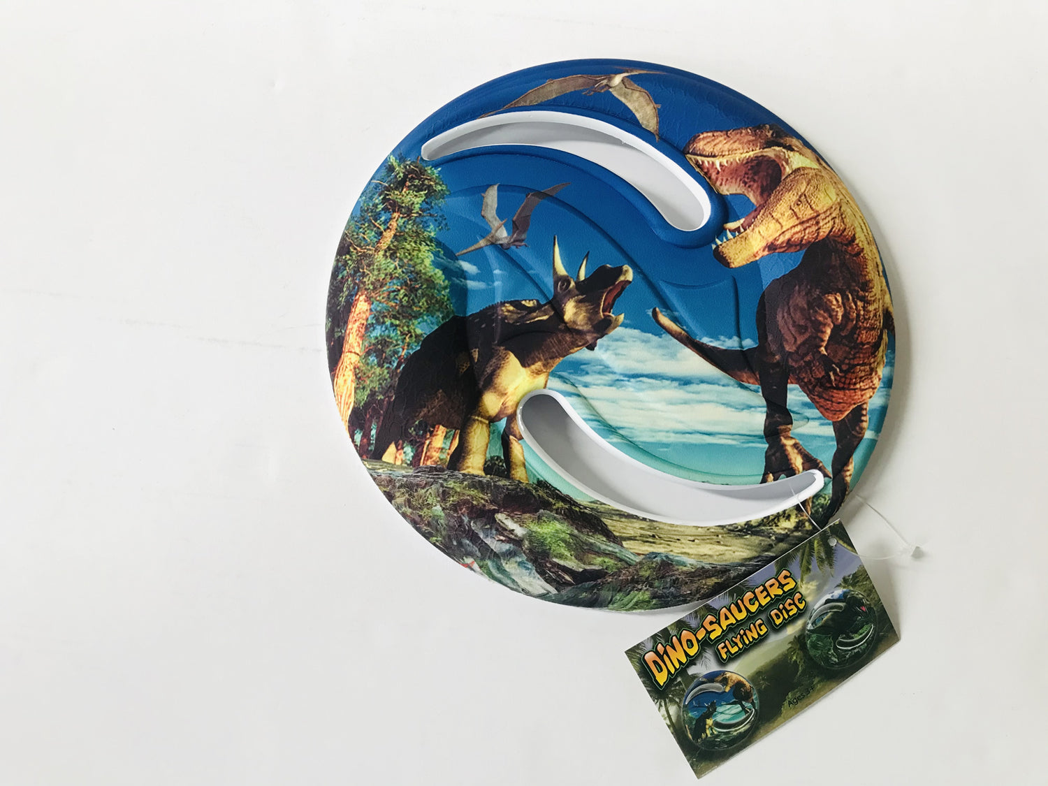 Dino Saucer Flying Disc Multiple Dinos , 1/pc