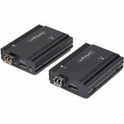StarTech.com DisplayPort KVM Extender Over Fiber Optic 4K 60Hz Console Extender Kit up to 984ft/300m (Multi-mode) with Pre-installed SFP+ Modules 3x U