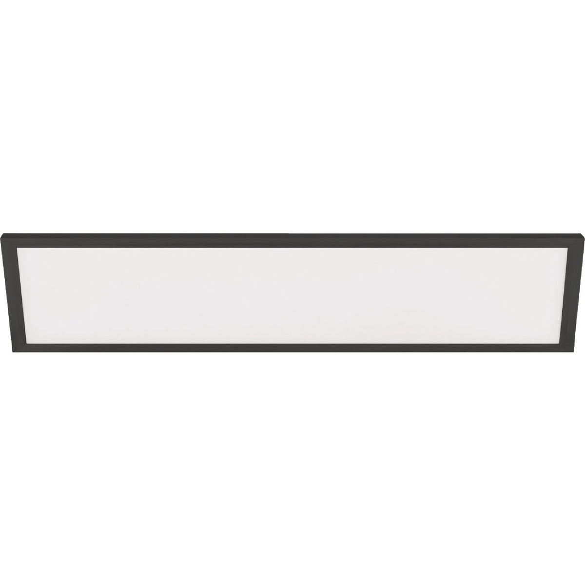 Feit Electric Edge-Lit 1 Ft. W. x 4 Ft. L. Matte Black Dimmable 6-Way LED Utility Flush Mount Light