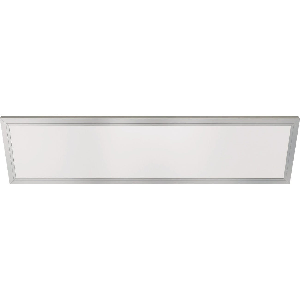 Feit Electric Edge-Lit 1 Ft. W. x 4 Ft. L. Nickel Dimmable 6-Way LED Utility Flush Mount Light